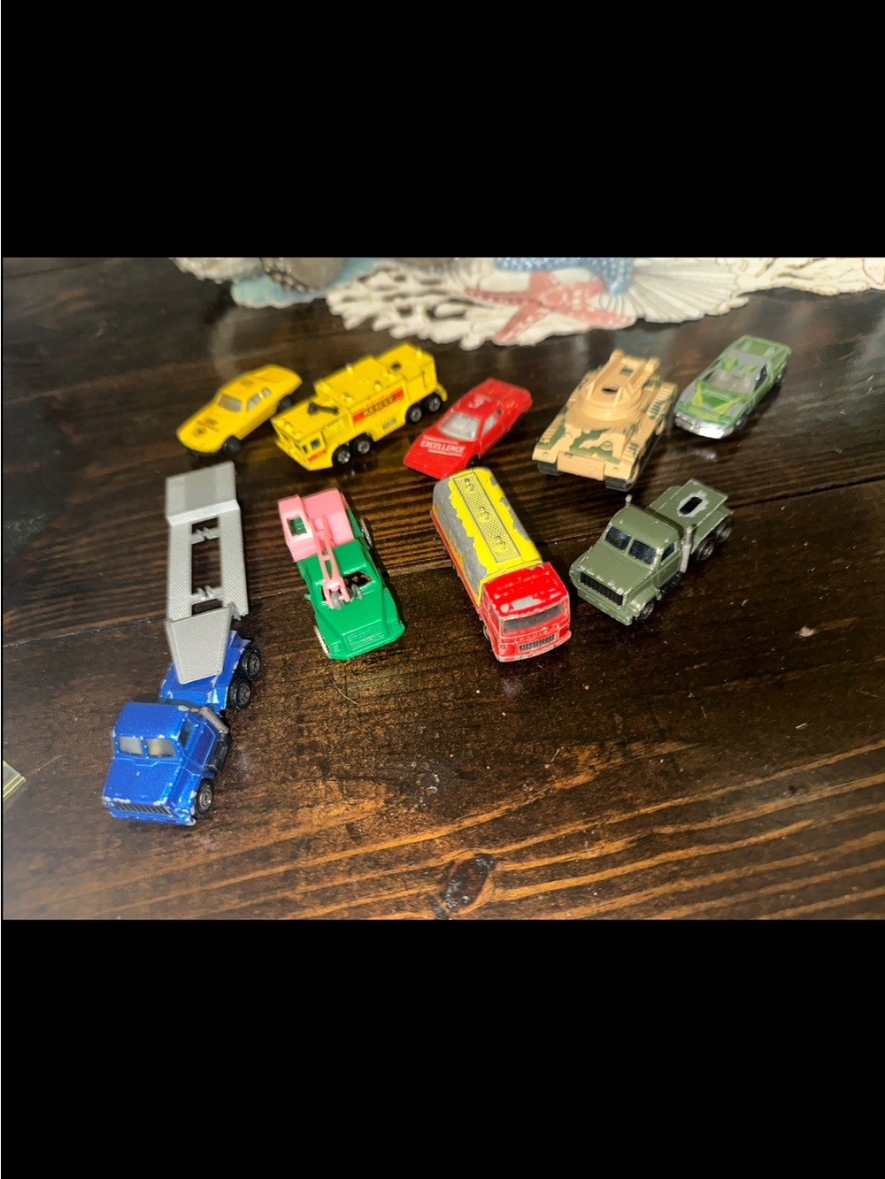 Vintage Mixed Die-Cast Toy Vehicle Lot - 9 pieces